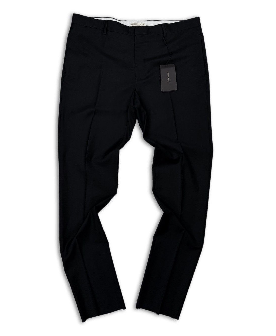 Bottega Veneta Bottega Veneta Uniform Black Slim Cut Pleated Trousers Size US 40 / EU 56 - 1 Thumbnail