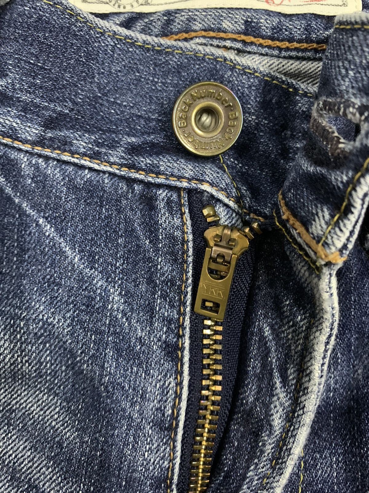 Japanese Brand Vintage Japanese Brand Slim Straight Distressed Grunge Jeans Size US 30 / EU 46 - 4 Thumbnail