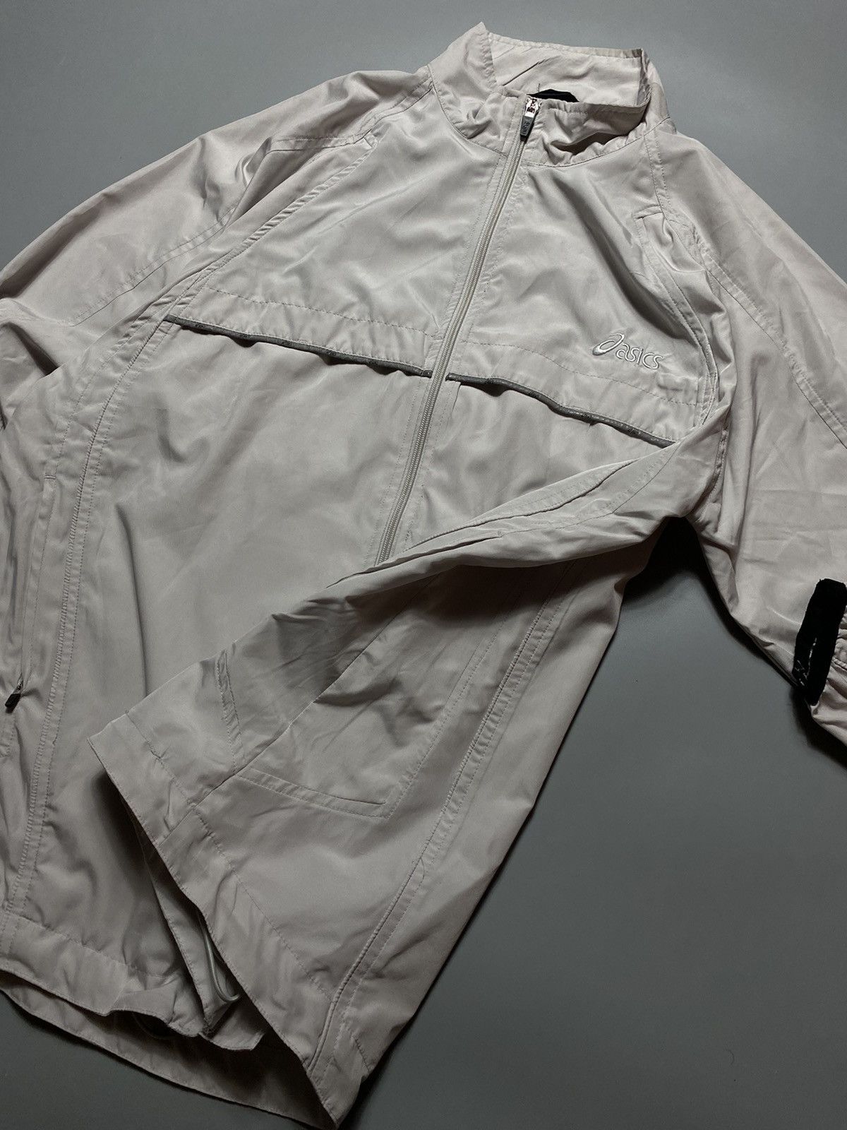 Asics ASICS vintage jacket with drawstrings Size US L / EU 52-54 / 3 - 3 Thumbnail