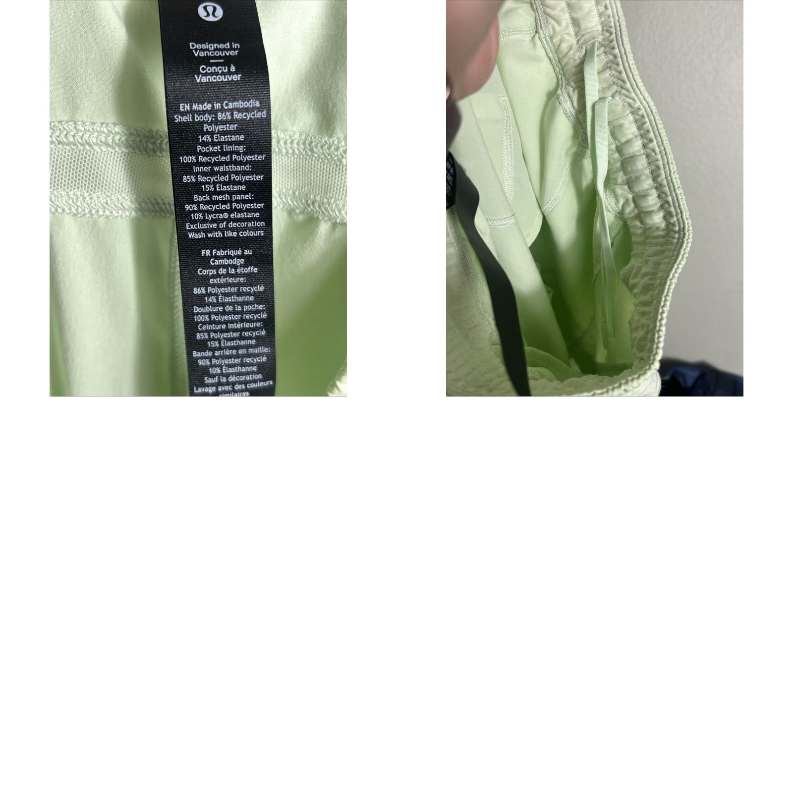 Lululemon Lululemon Pace Breaker Shorts Men Small Lime Green 27x10 Athletic Drawstring Lined Spring Summer" Size US 29 - 10 Thumbnail