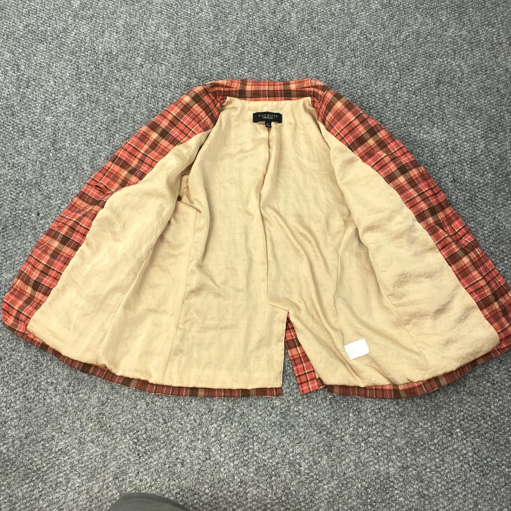Talbots Talbots Blazer 2 Womens Plaid Two Button Lined Suit Jacket Classic Career Workwe Womens Size XS / US 0-2 / IT 36-38 - 7 Thumbnail