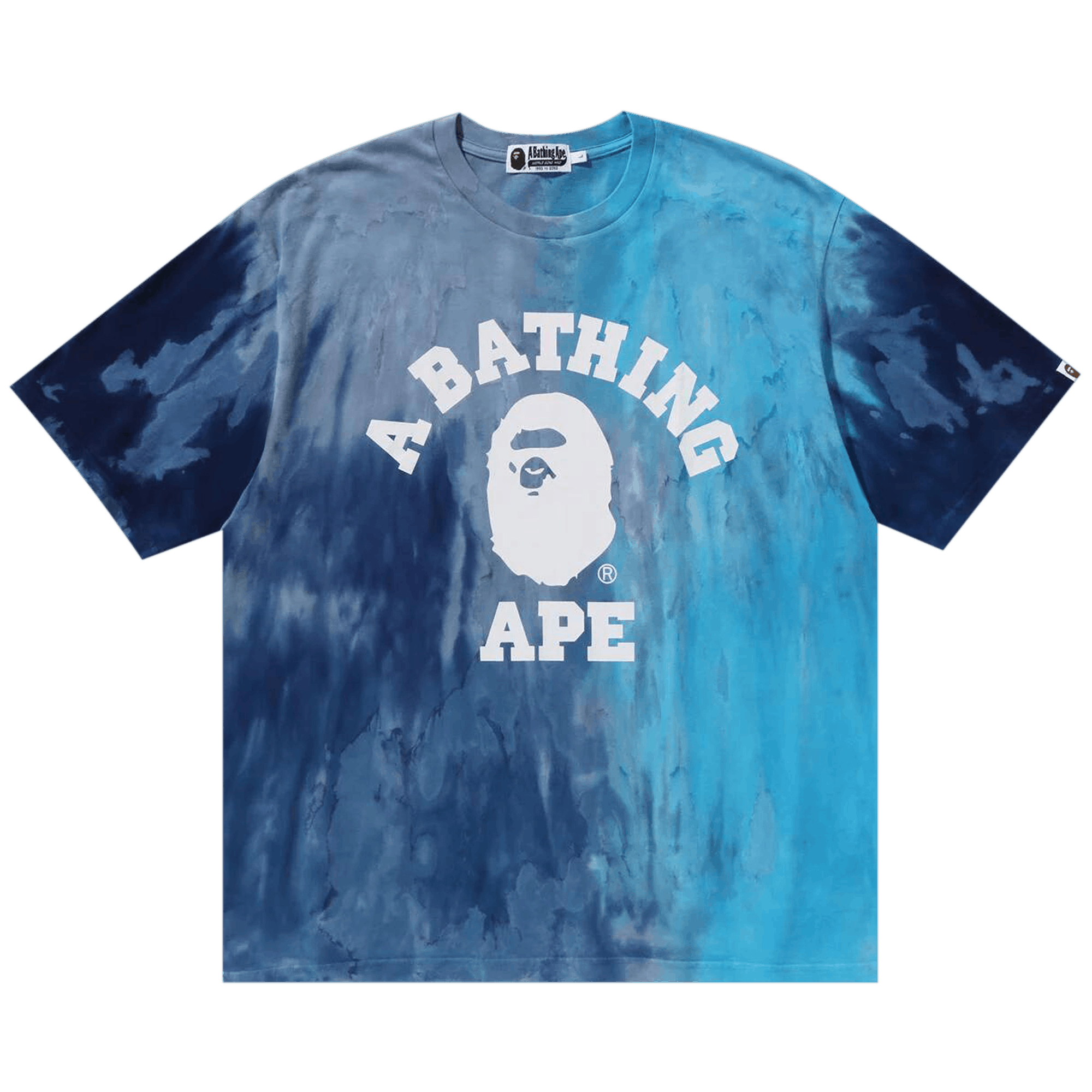 Bape BAPE Chain Stitch College Relaxed Fit Tee | Grailed