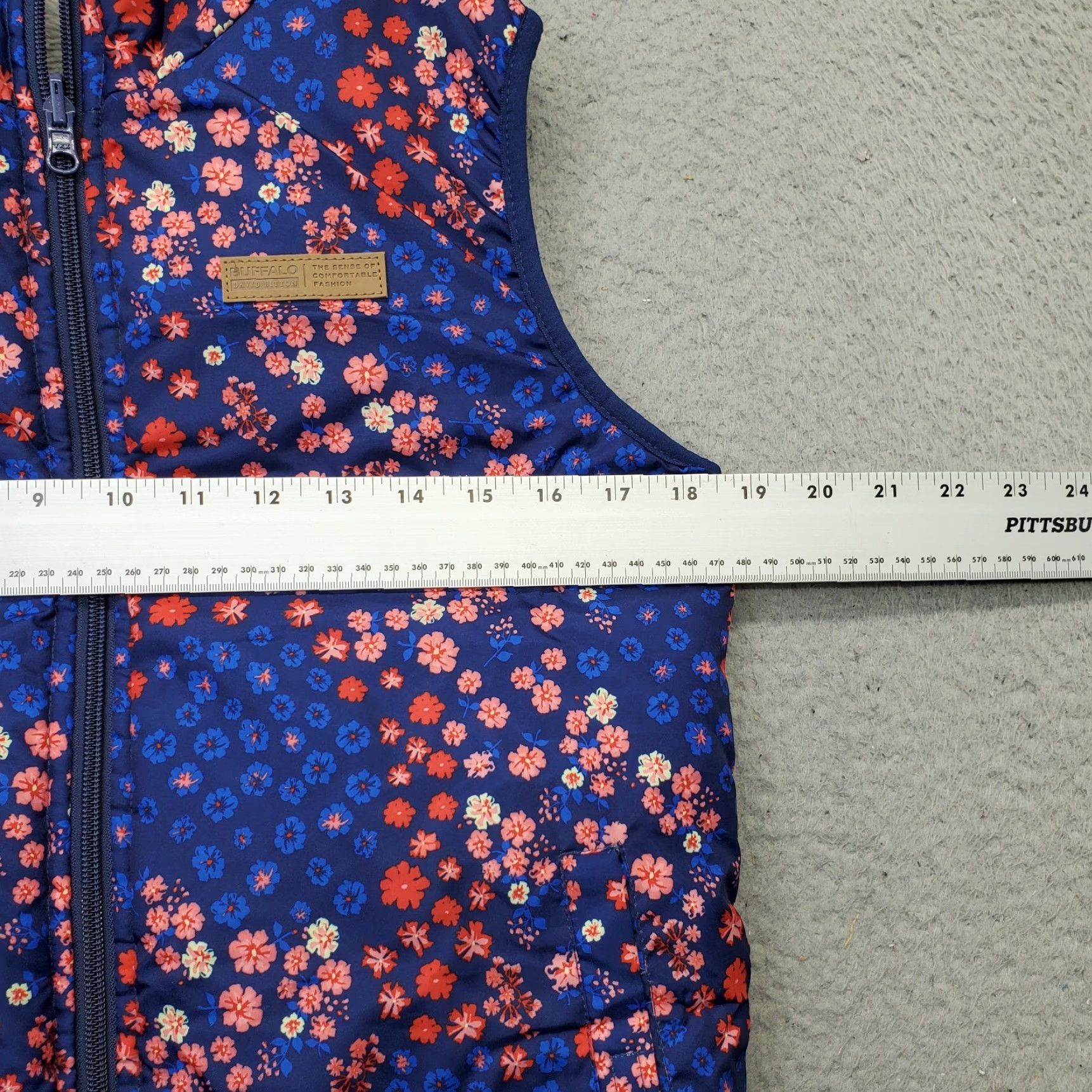 Buffalo David Bitton Buffalo David Bitton Reversible Vest Womens L Multicolor Floral Sherpa Lined Zip Up Vest Size L / US 10 / IT 46 - 4 Thumbnail
