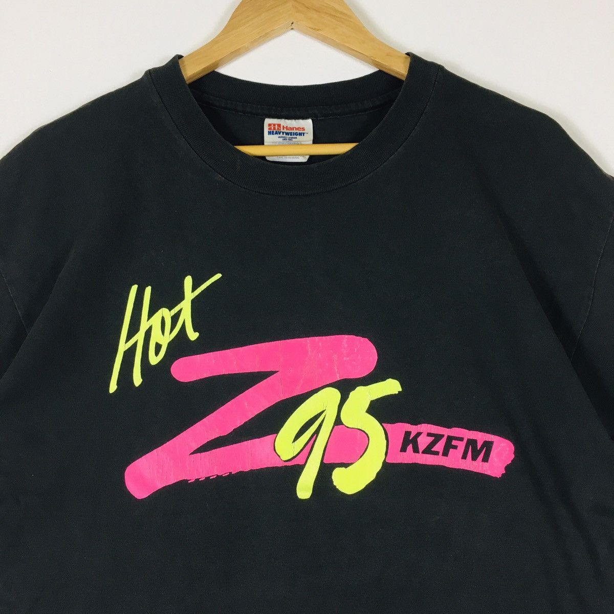 Hanes × Vintage Vintage Hot Z95 KZFM By Hanes Size US M / EU 48-50 / 2 - 6 Thumbnail