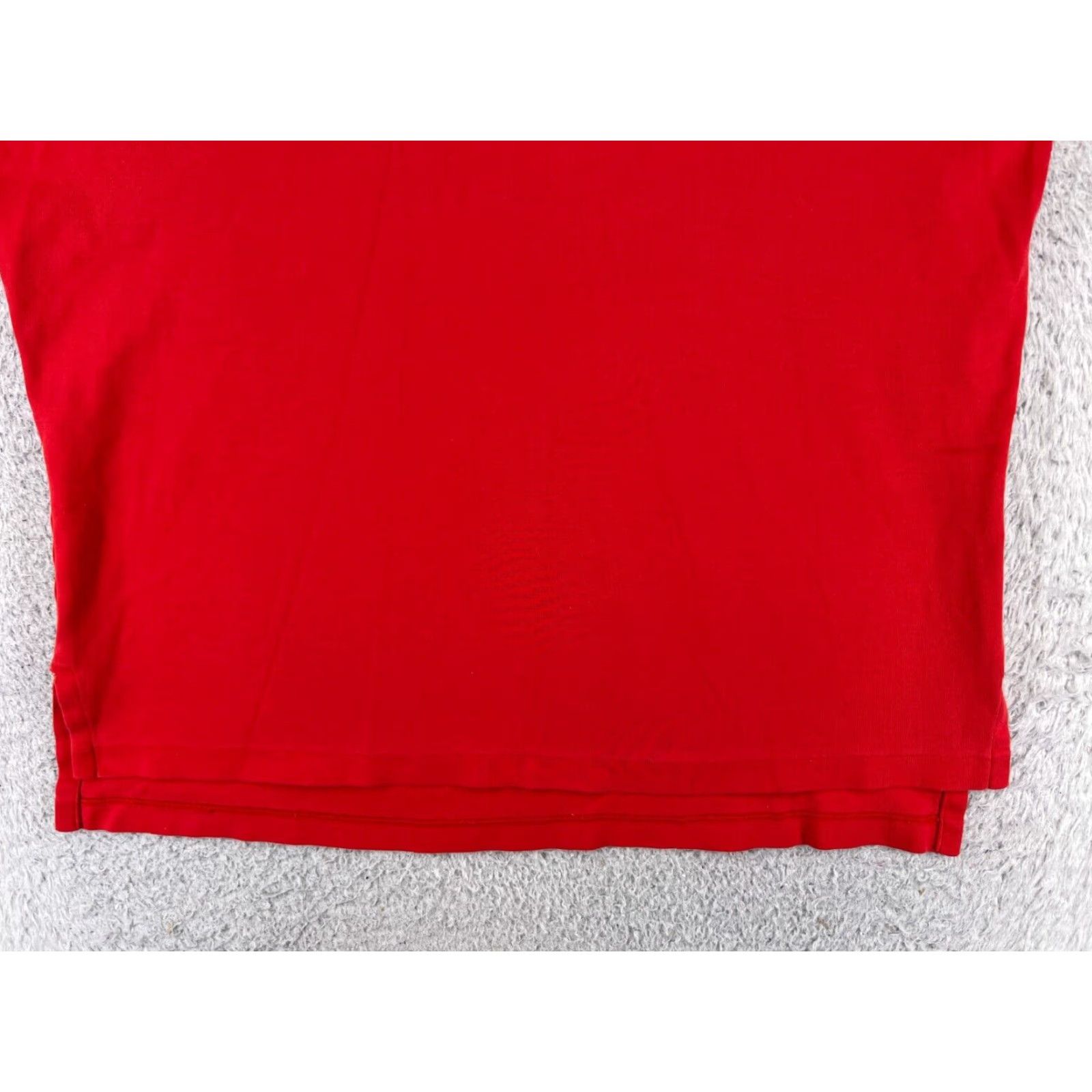 Ralph Lauren VINTAGE Ralph Lauren Polo Shirt Men Large Red 100% Cotton Jersey Polo Shirt Regular Fit Logo Embroidered Size US L / EU 52-54 / 3 - 5 Thumbnail