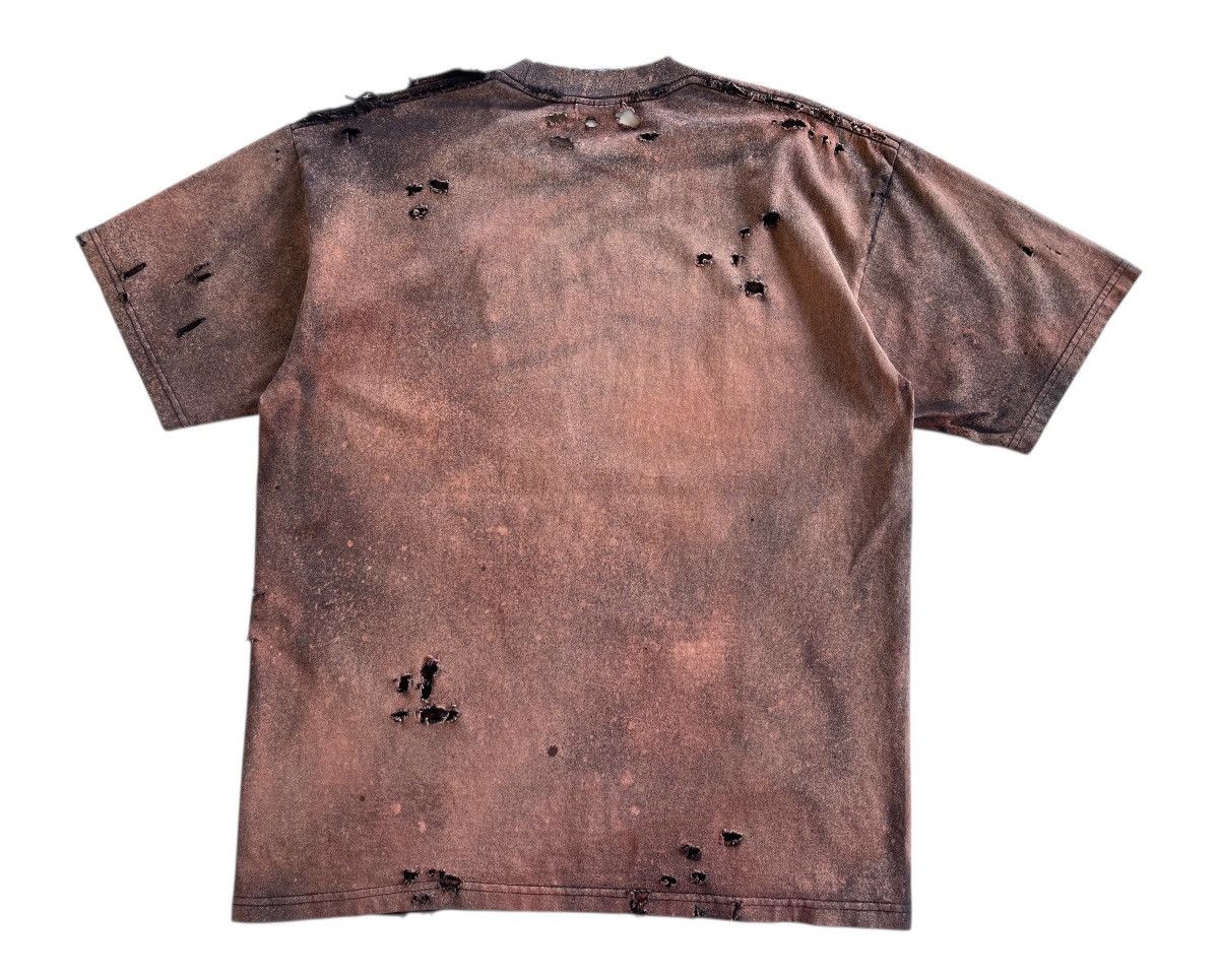 Vintage Thrashed!!! Distressed Acid Wash Grunge Pro Club Shirt Size US XL / EU 56 / 4 - 10 Thumbnail