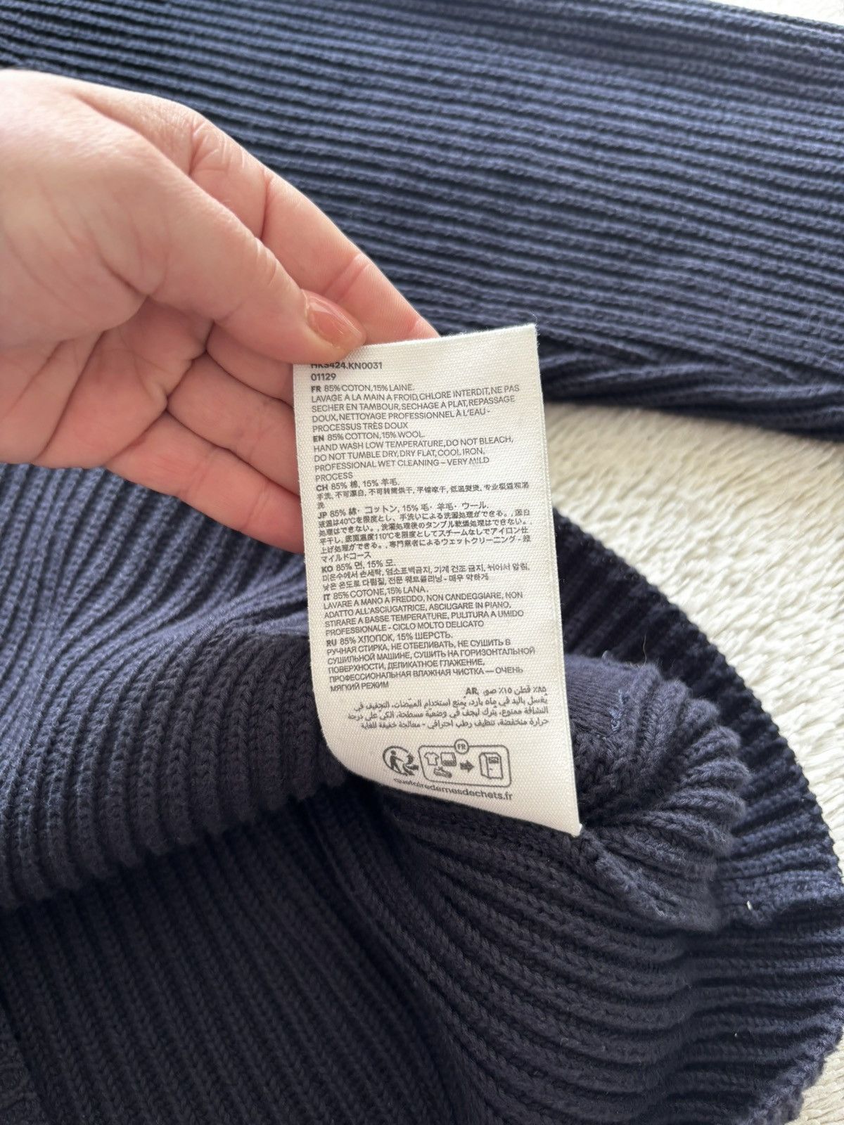 AMI AMI Alexandre Mattiussi ribbed turtleneck sweater Size US M / EU 48-50 / 2 - 10 Thumbnail