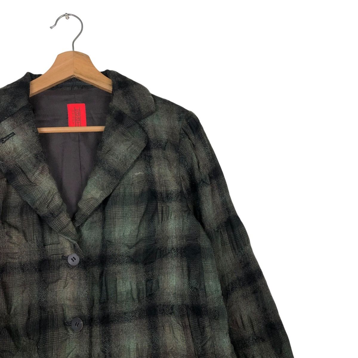 Issey Miyake VINTAGE HYBRID JACKET ISSEY MIYAKE HEART HAAT TARTAN DESIGN Size US M / EU 48-50 / 2 - 8 Thumbnail