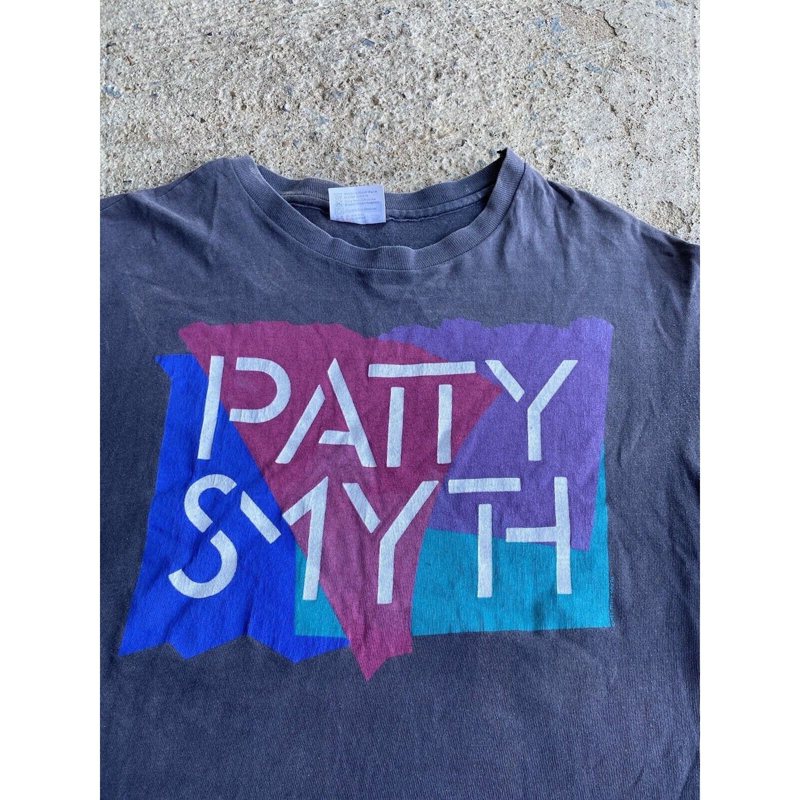 Hanes Vintage 80’s Patty Smyth Never Enough Band Shirt Faded Size US XL / EU 56 / 4 - 2 Thumbnail
