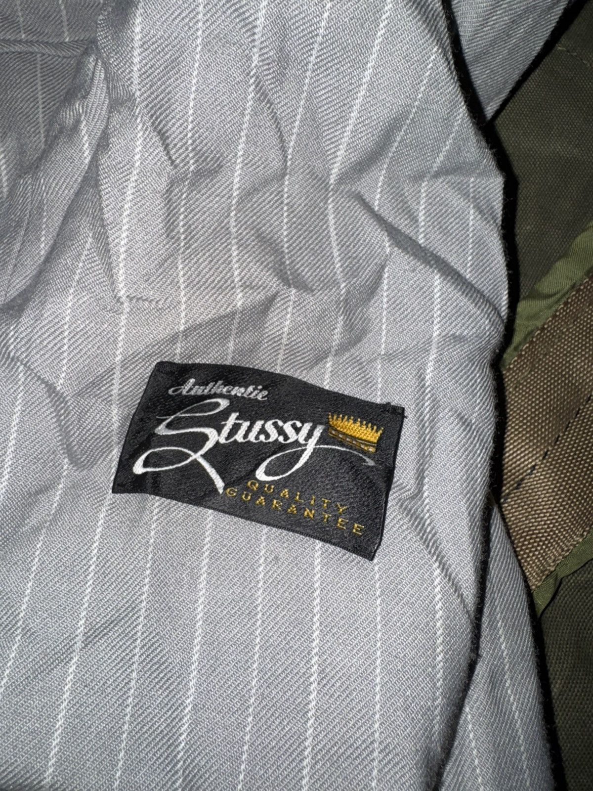 Stussy Stussy Wrinkled stripe double breasted blazer Size 42L - 4 Thumbnail