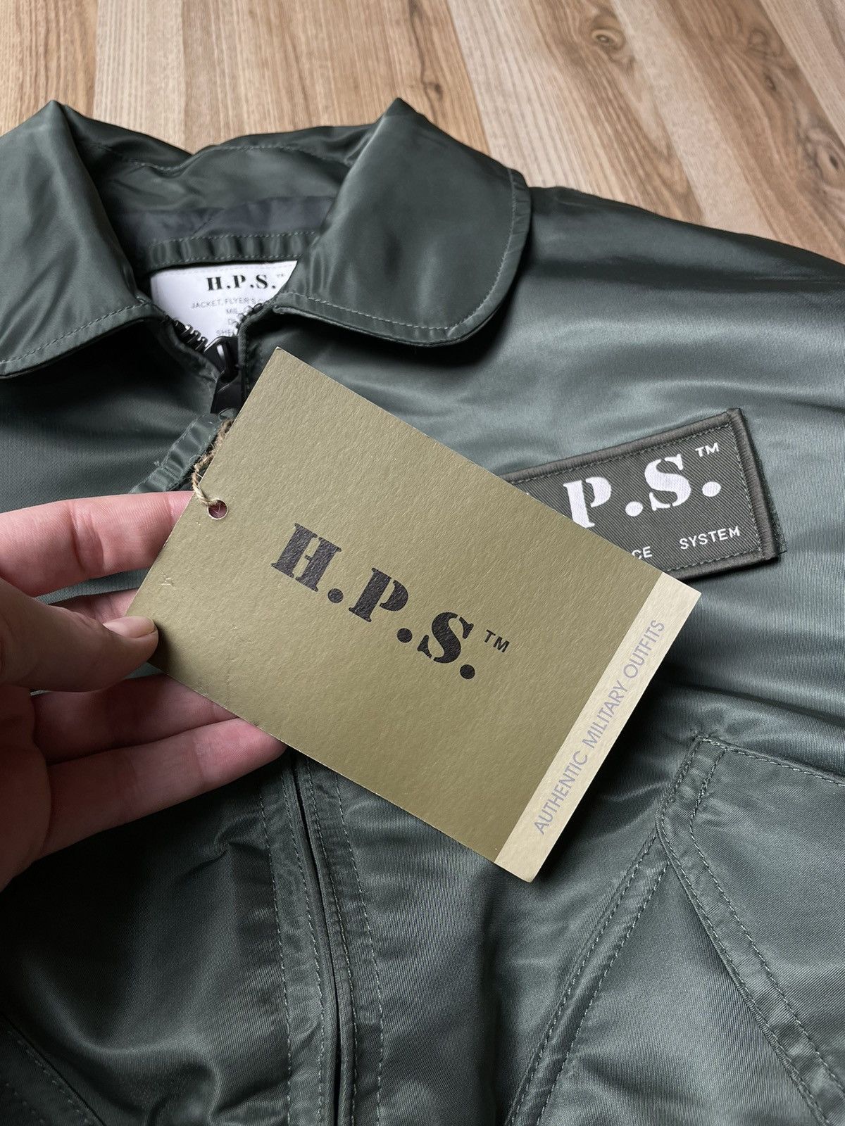 Japanese Brand × Vintage Vintage MA 1 H.P.S Intermediate Bomber Jacket Size US L / EU 52-54 / 3 - 2 Thumbnail