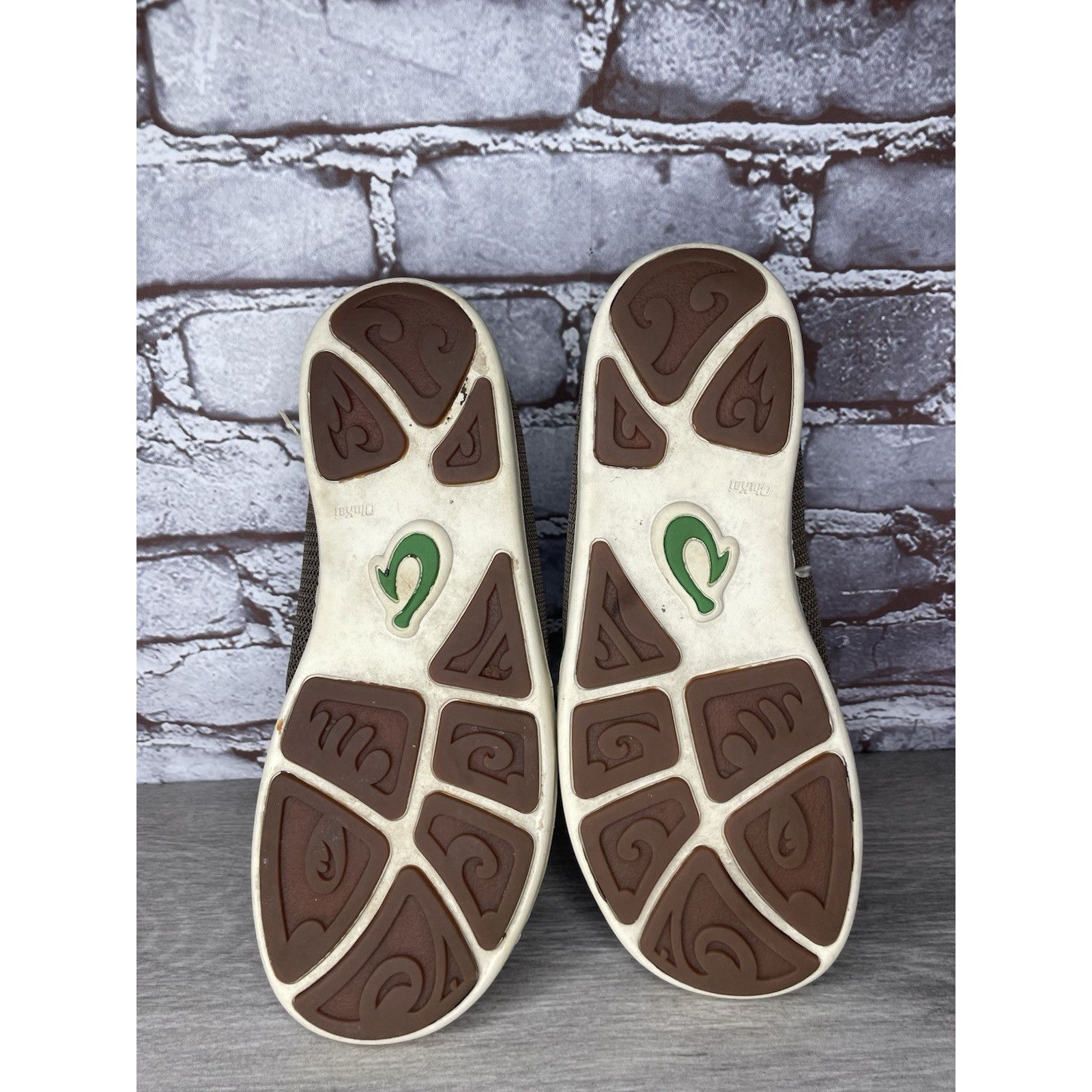 Olukai OluKai Brown Nohea Mesh Slip On Loafers Casual Beach Shoes M Size US 8.5 / EU 41-42 - 17 Thumbnail