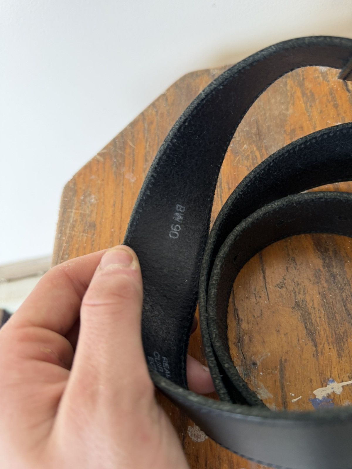 Japanese Brand Vintage Rap Style Japanese Leather belt Size ONE SIZE - 6 Thumbnail