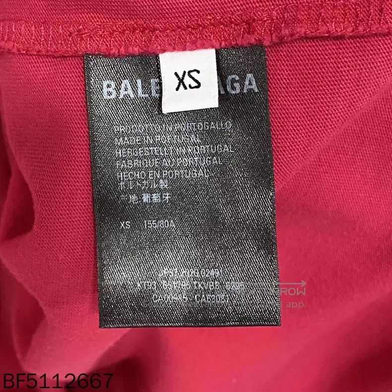 Balenciaga Balenciaga Large distressed logo short-sleeve Size US XS / EU 42 / 0 - 3 Thumbnail