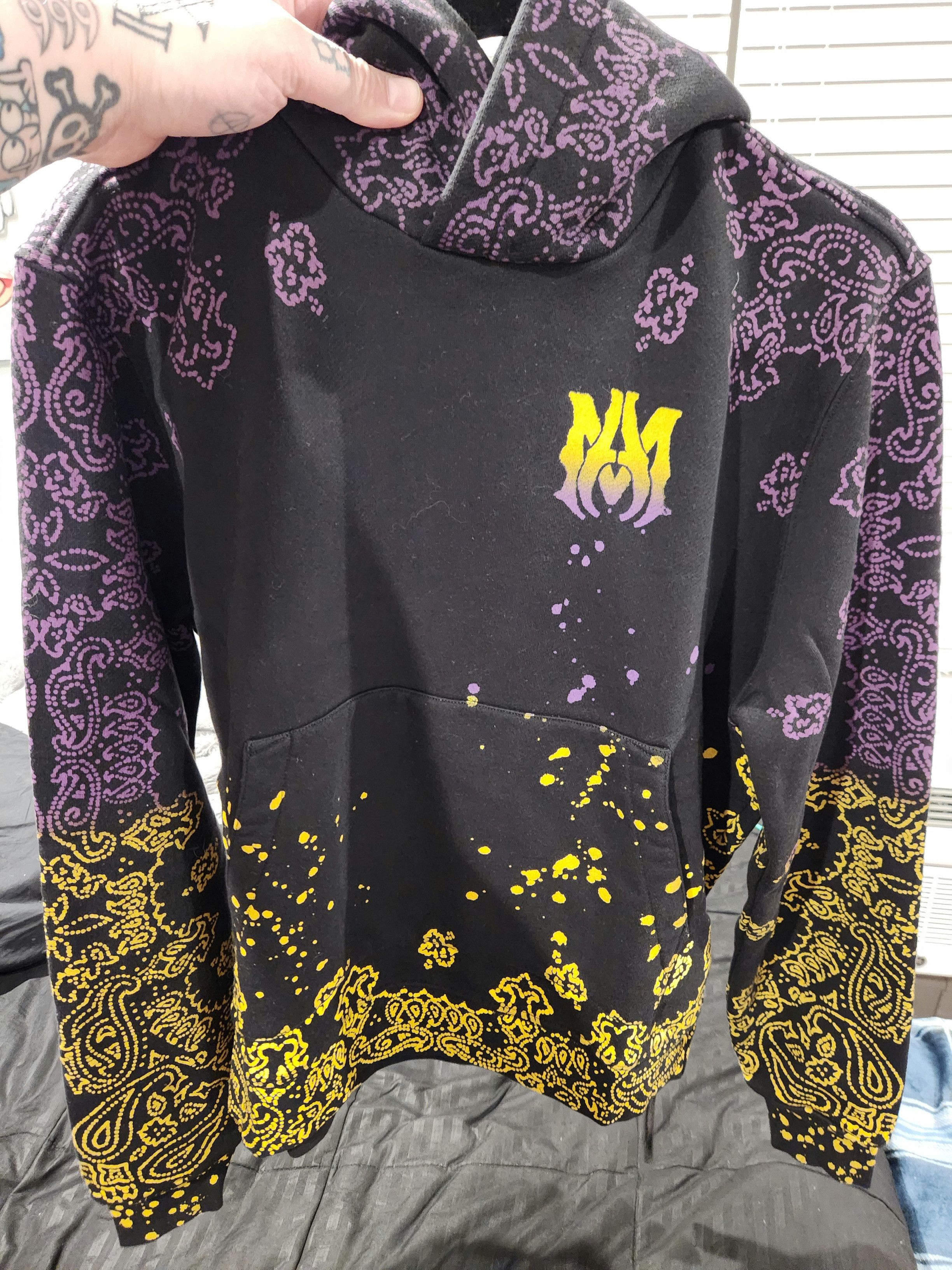 Amiri Amiri bandana hoodie Size US S / EU 44-46 / 1 - 1 Thumbnail