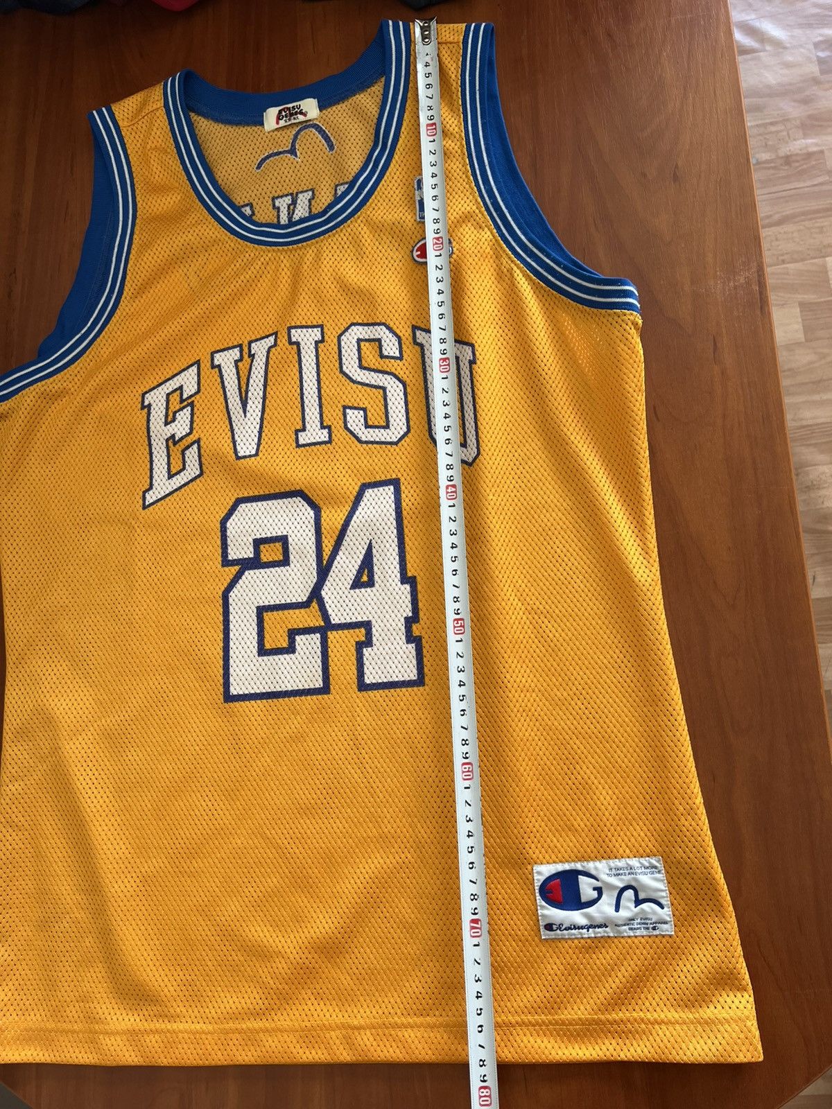 Evisu RARE VINTAGE EVISU X CHAMPION GENES NBA BASKETBALL JERSEY Size US L / EU 52-54 / 3 - 16 Thumbnail