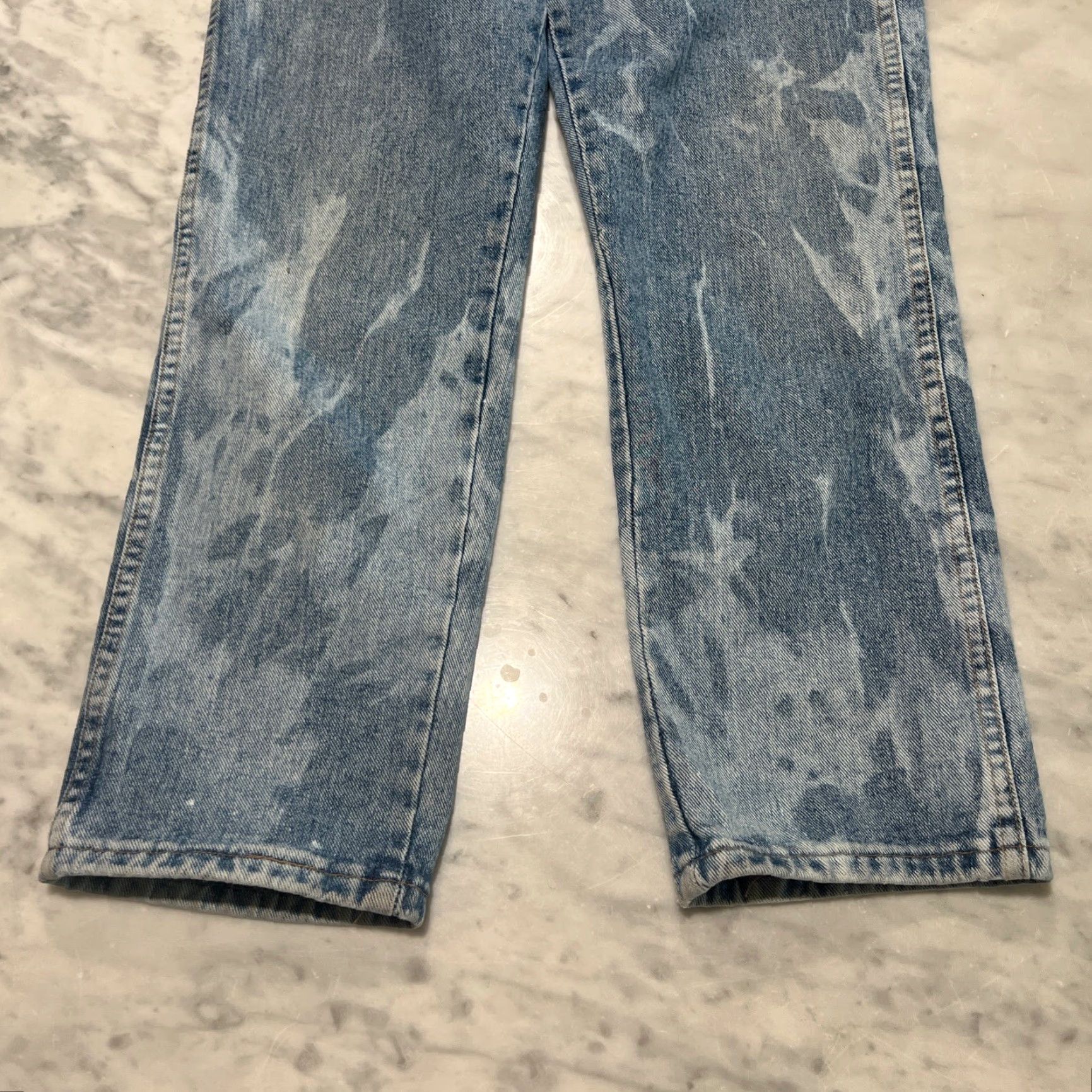 Wrangler VINTAGE Wrangler Jeans Blue 25 x 26 Snap Zipper Straight Size US 26 / EU 42 - 3 Thumbnail