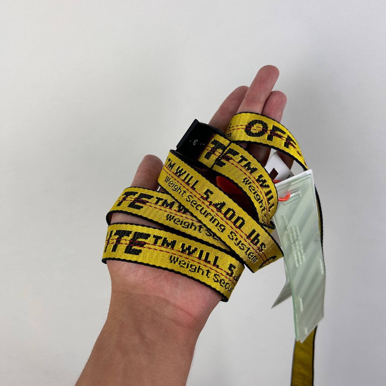 Off-White Off-White Industrial Belt (Yellow - OS - Brand New) Size ONE SIZE - 1 Thumbnail