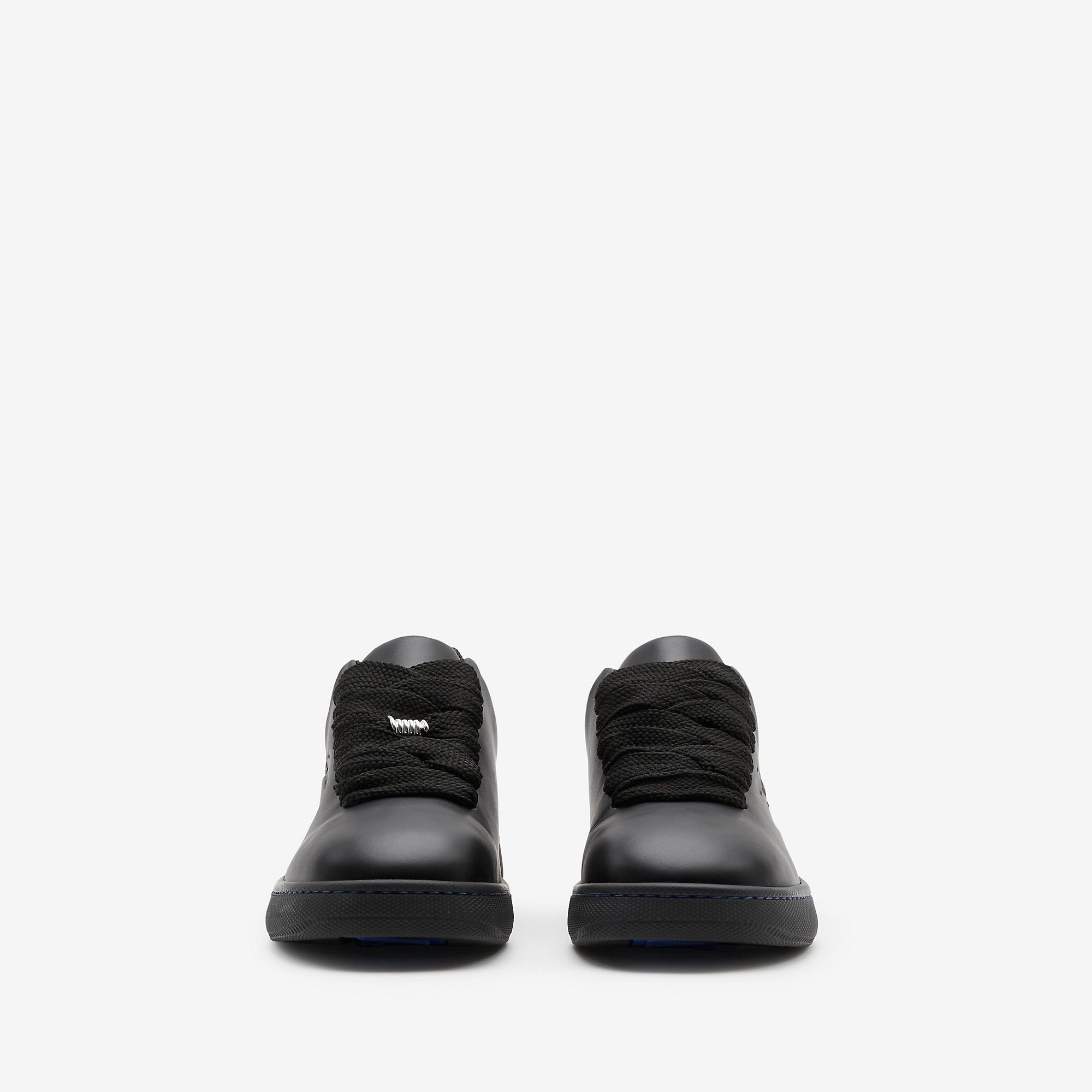 Burberry o1w1db10126 Leather Box Sneakers in Black Size US 7 / EU 40 - 3 Thumbnail