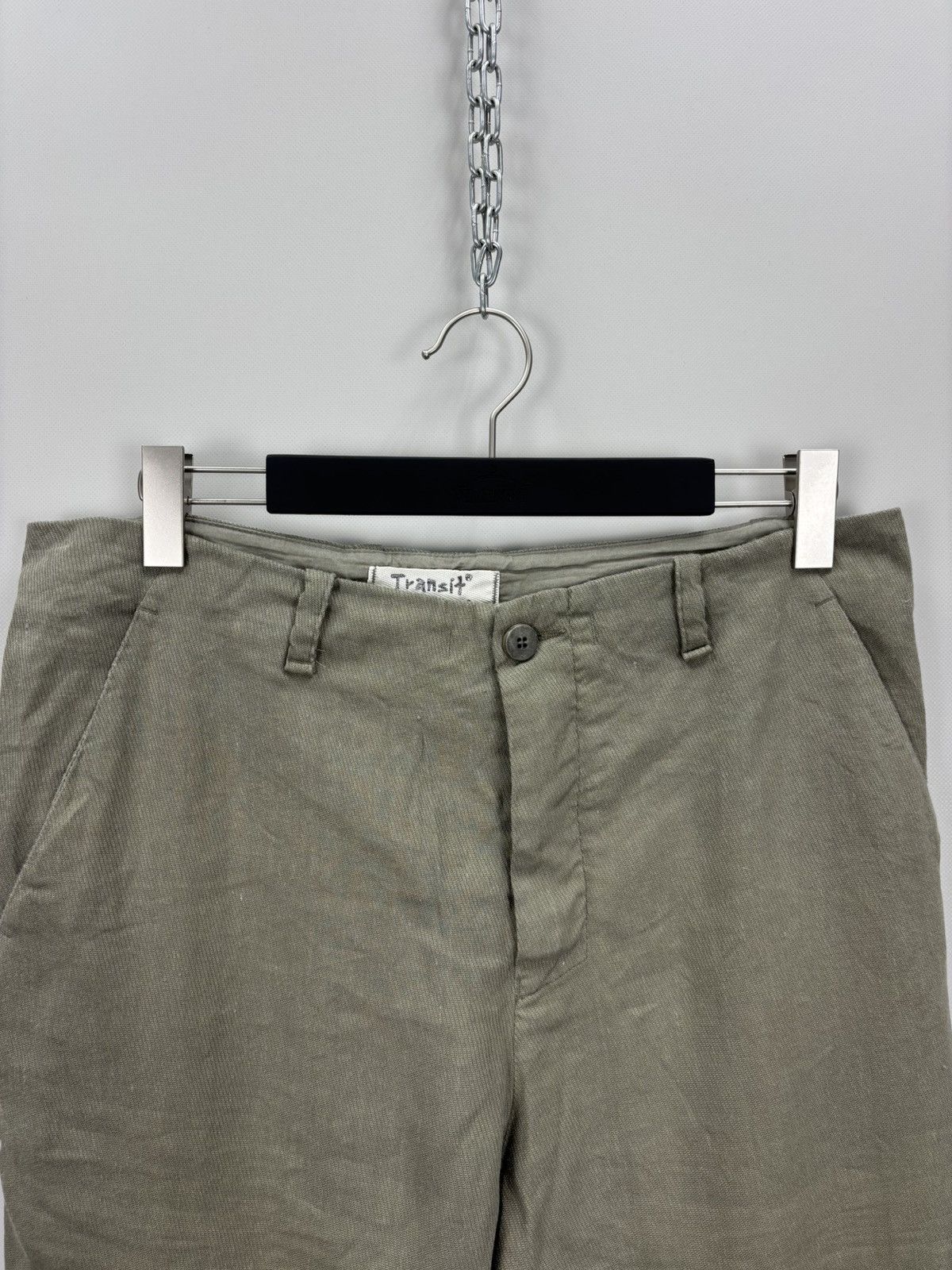 Transit Uomo Mens linen pants Transit Uomo Size L Color Gray Size US 34 / EU 50 - 3 Thumbnail