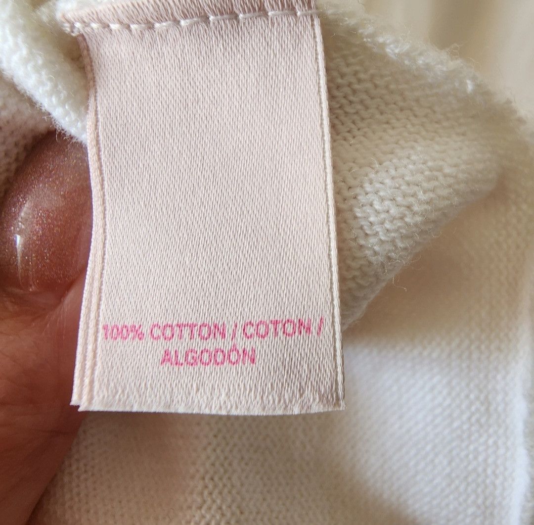 Victoria's Secret NWOT Victoria's Secret White Gem SS Uneck Sweater Dress XS Size XS / US 0-2 / IT 36-38 - 4 Thumbnail