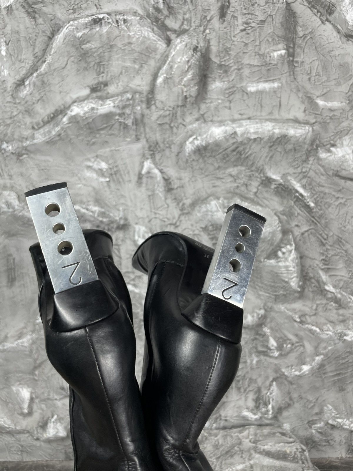 Rick Owens Vintage Y2K Grunge Heels Maison Margiela Rick Owens Style Size US 8.5 / IT 38.5 - 15 Thumbnail