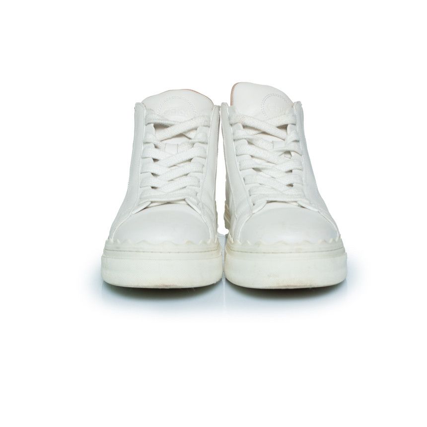 Chloe Chloe, Lauren high top trainers in white Size US 7 / IT 37 - 5 Thumbnail