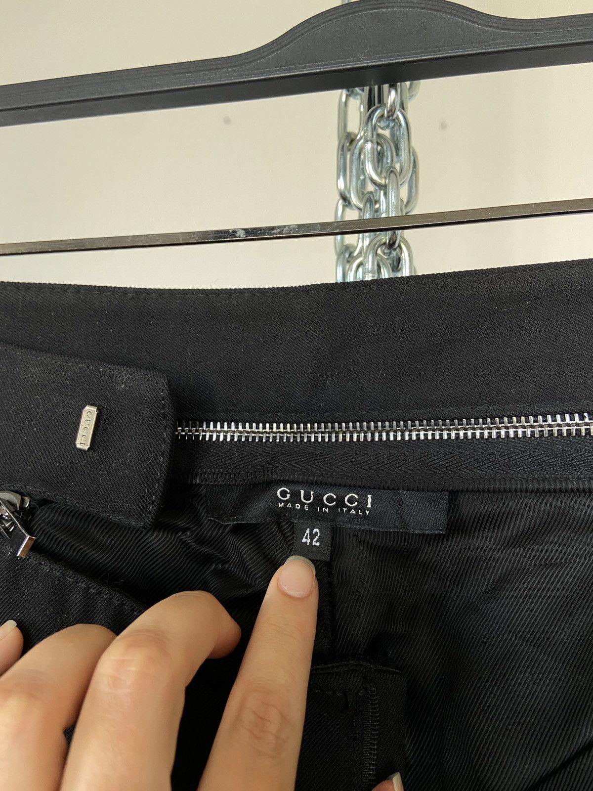 Gucci × Tom Ford Gucci Tom Ford straight pants Size 28" / US 6 / IT 42 - 6 Thumbnail