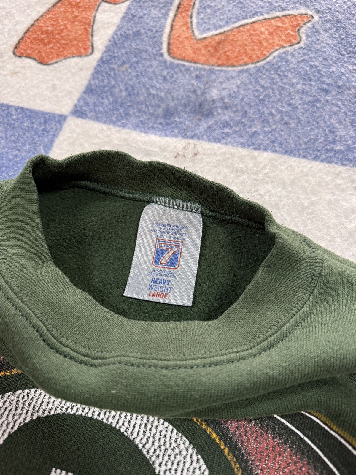 Logo 7 Vintage Green Bay packers crewneck sweatshirt Size US L / EU 52-54 / 3 - 3 Thumbnail