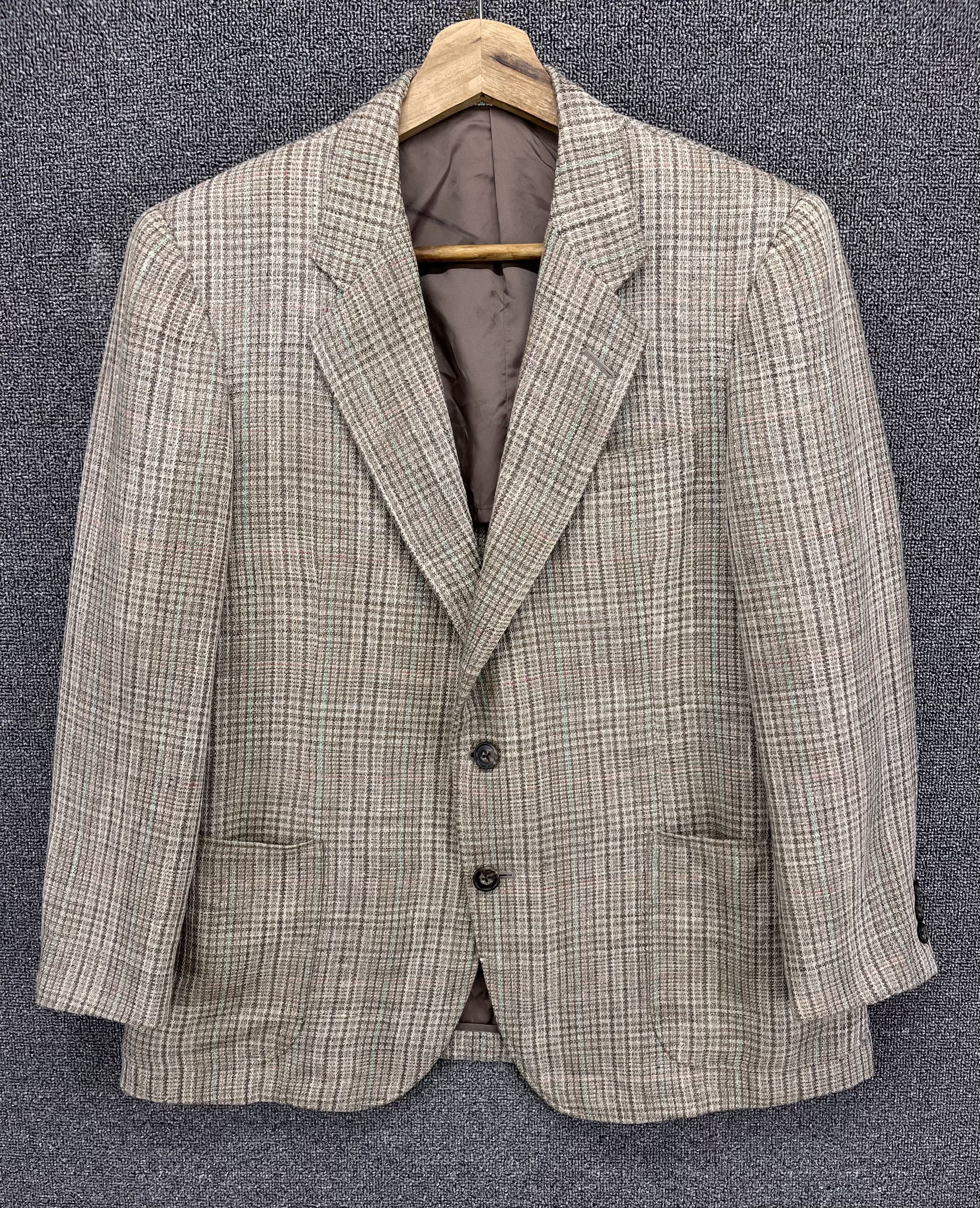 Burberry Vintage Burberry Rare Wool Blazer Coat Jacket Size US S / EU 44-46 / 1 - 1 Thumbnail