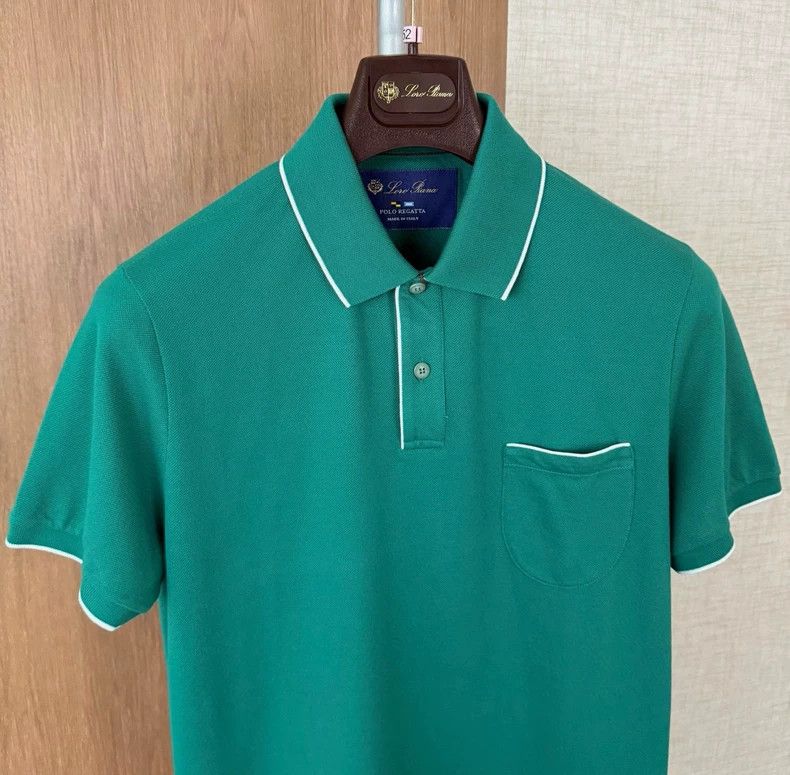 Loro Piana LORO PIANA Spring/summer men's regatta short sleeve polo c Size US L / EU 52-54 / 3 - 2 Thumbnail