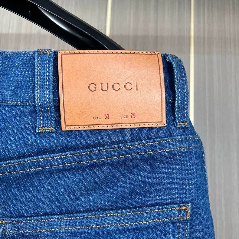 Gucci Gucci Tiger head floral embroidered jeans 2504-Nextarrow Size US 29 - 5 Thumbnail
