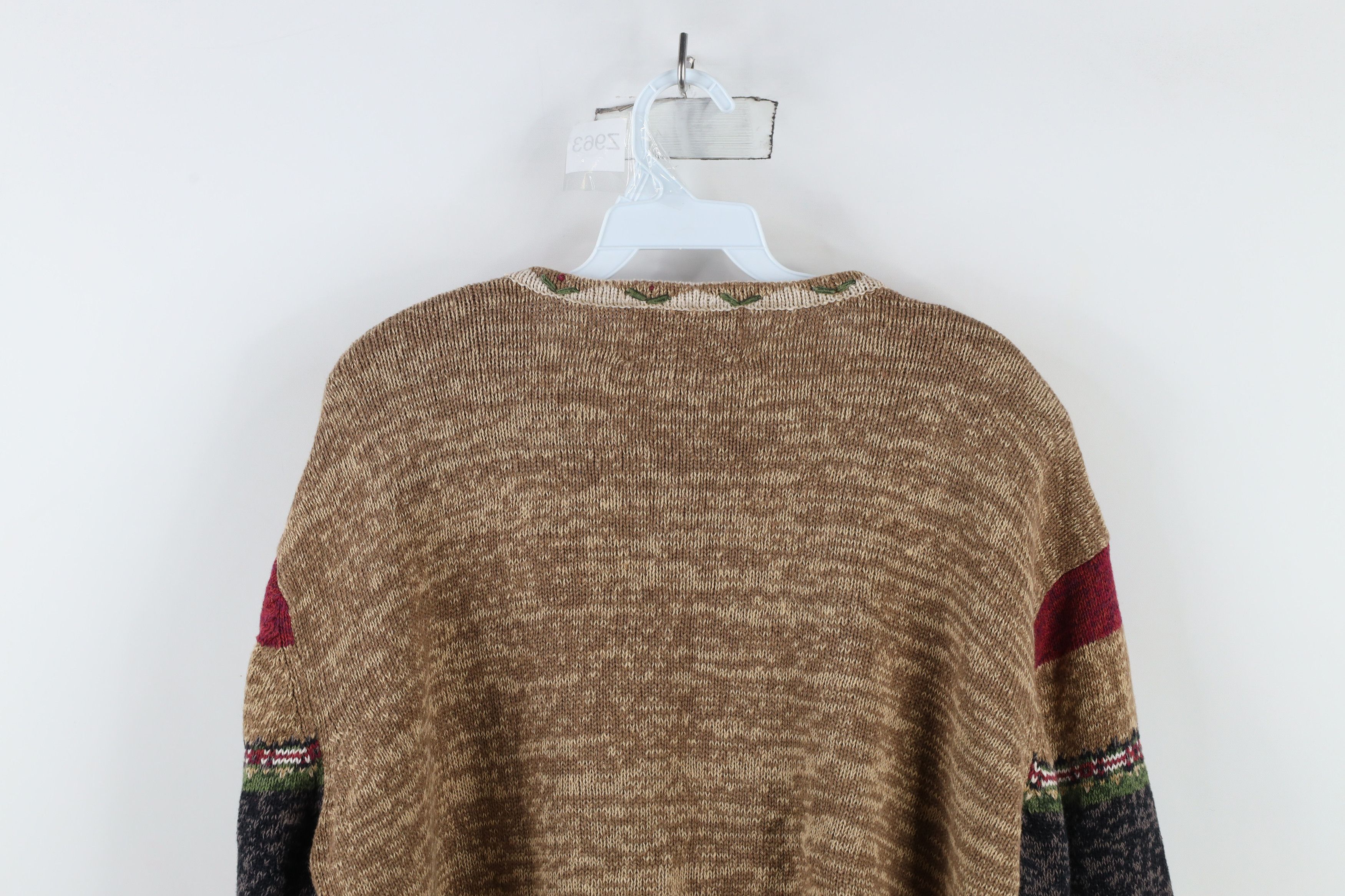 Vintage Vintage Y2K Country Primitive Flower Cardigan Sweater Size XL / US 12-14 / IT 48-50 - 10 Thumbnail