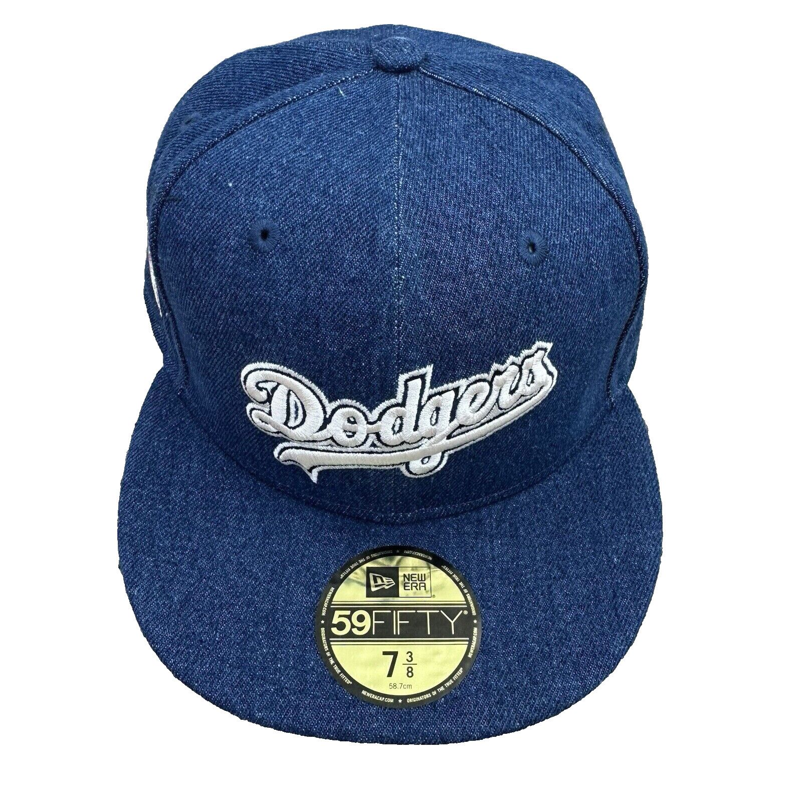New Era Los Angeles Dodgers Denim '80 All Star New Era 7 1/2 MLB Hat Size ONE SIZE - 14 Thumbnail