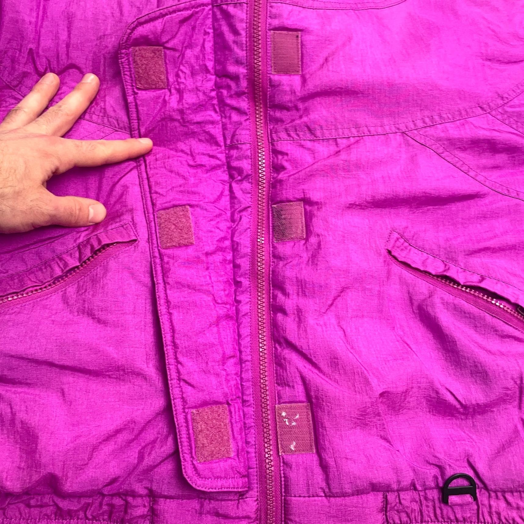 Etro VINTAGE Downhill Racer Purple Jacket Mens? Womens? 90s 80s Retro Puffer Coat Zip Mid-Length Long Sleeve Size M Size M / US 6-8 / IT 42-44 - 3 Thumbnail