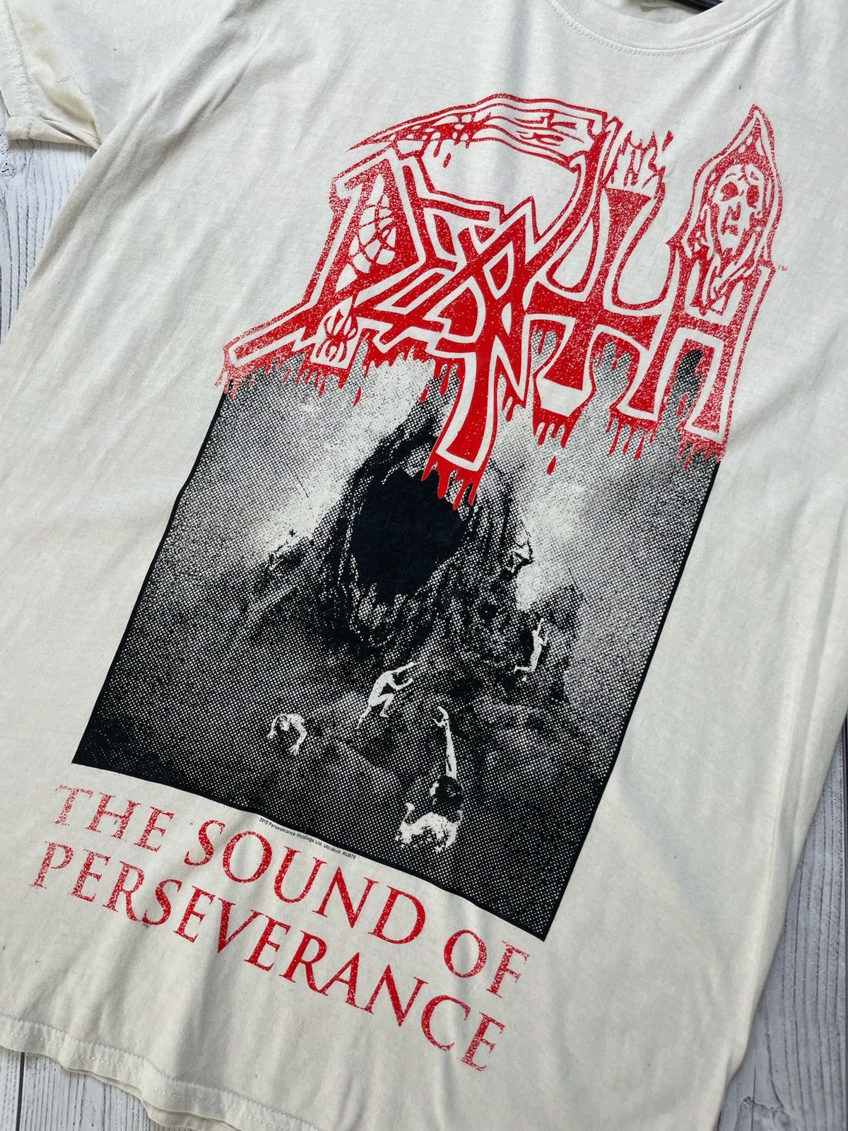 Band Tees Vintage Death Sound of perseverance rock tee Y2K metal L Size US L / EU 52-54 / 3 - 3 Thumbnail