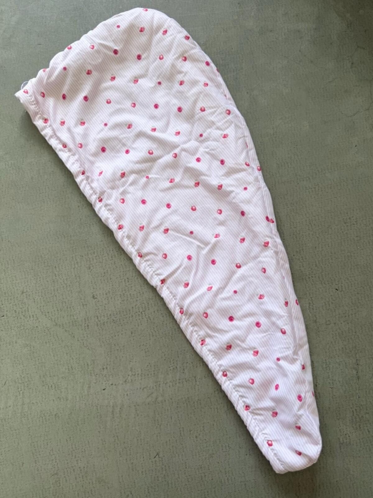 Primark Primark / Hair Towel Wrap / Pink Berry / Button Closure Size ONE SIZE - 3 Thumbnail