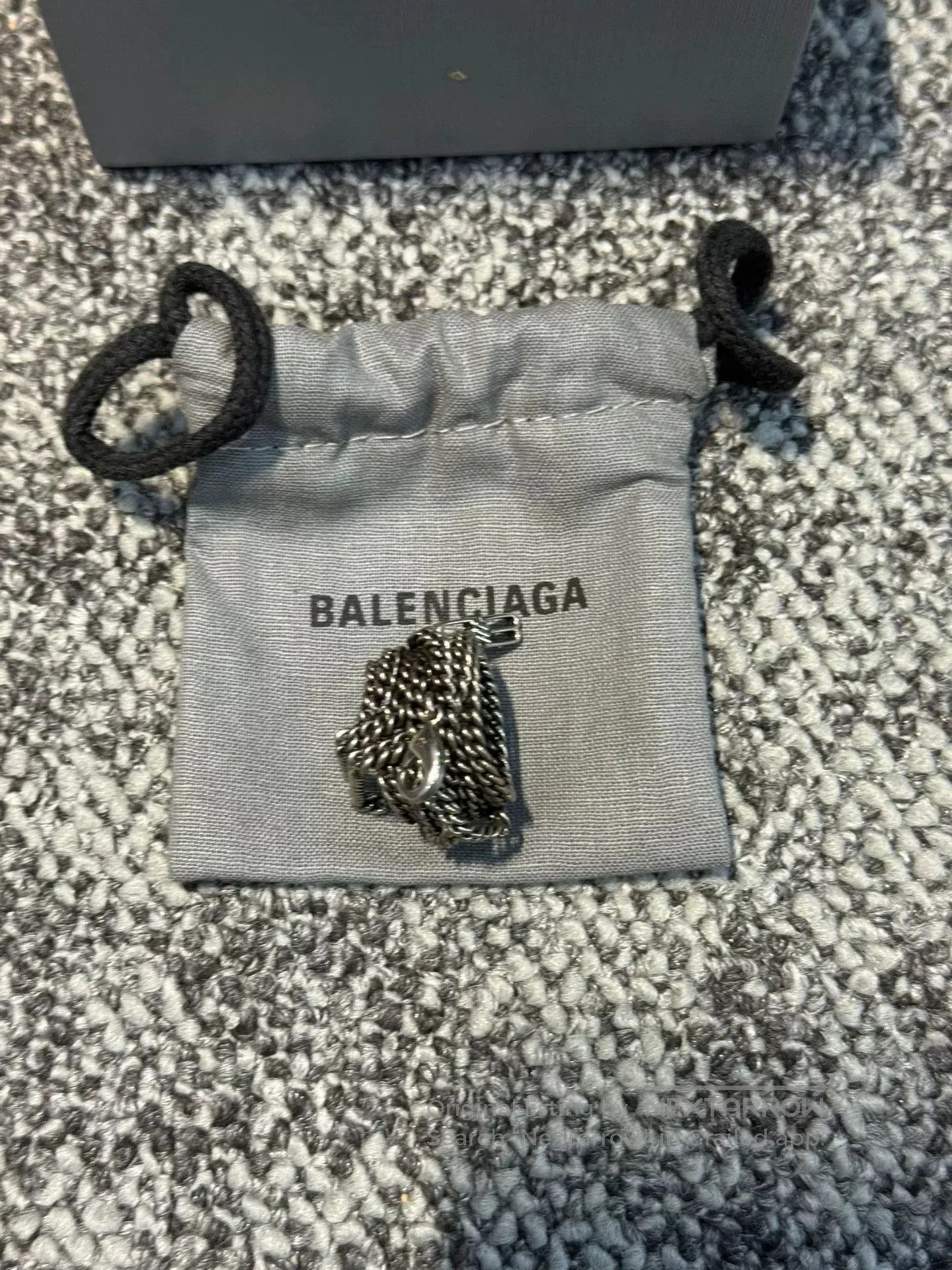 Balenciaga Balenciaga Silver Chain Ring. Size ONE SIZE - 4 Thumbnail