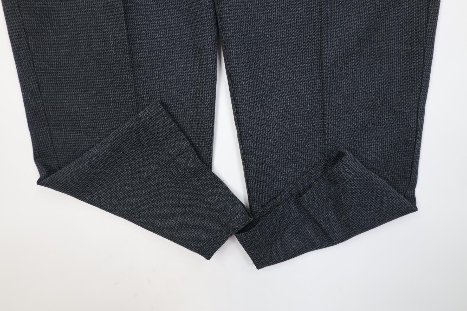 Vintage Vintage 90s Streetwear Gabardine Wool Wide Leg Pants Size US 36 / EU 52 - 5 Thumbnail