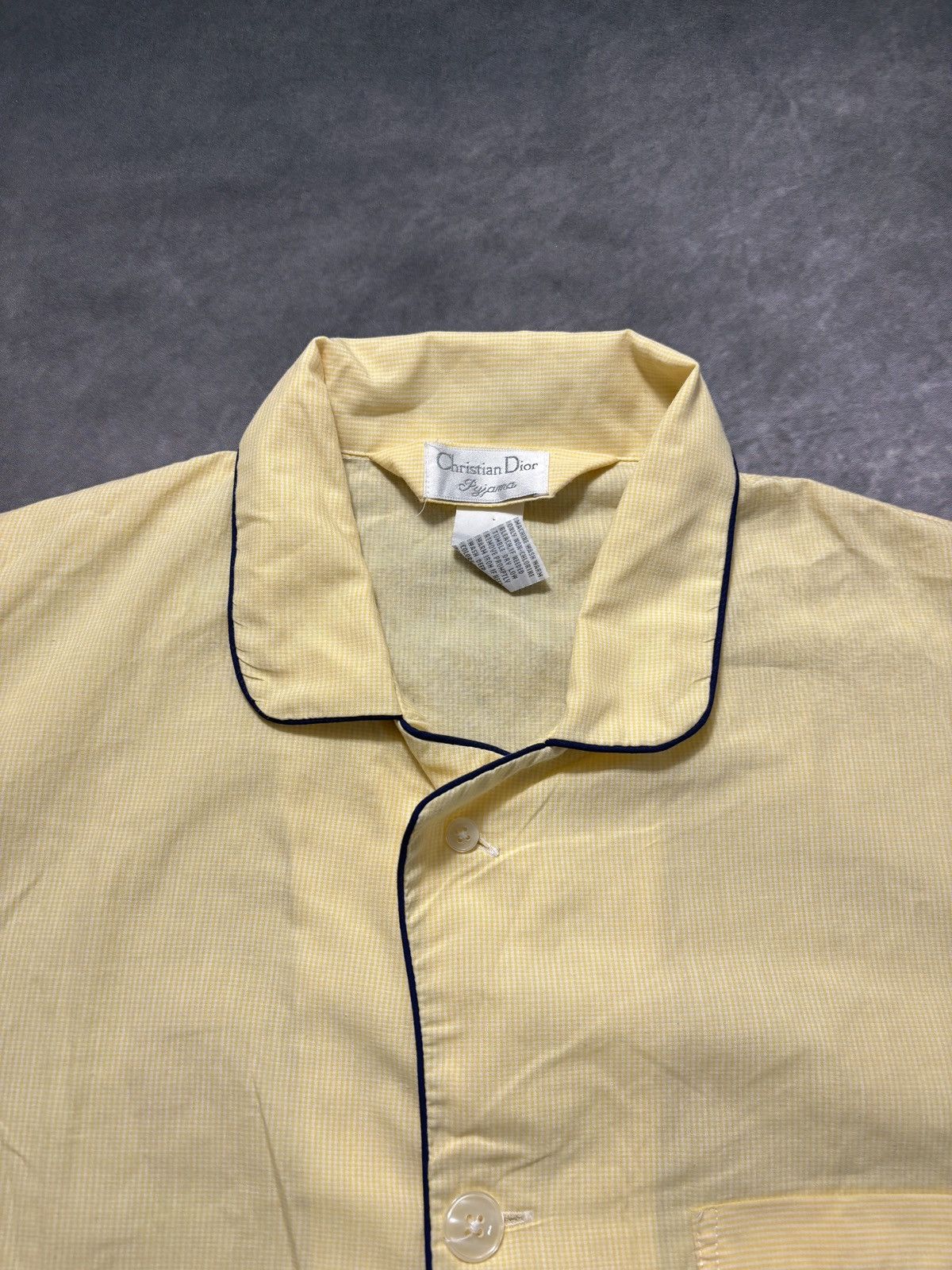 Christian Dior Monsieur Vintage Christian Dior Pyjama Shirt Sleep PJ 1990s Lounge Size US XL / EU 56 / 4 - 3 Thumbnail