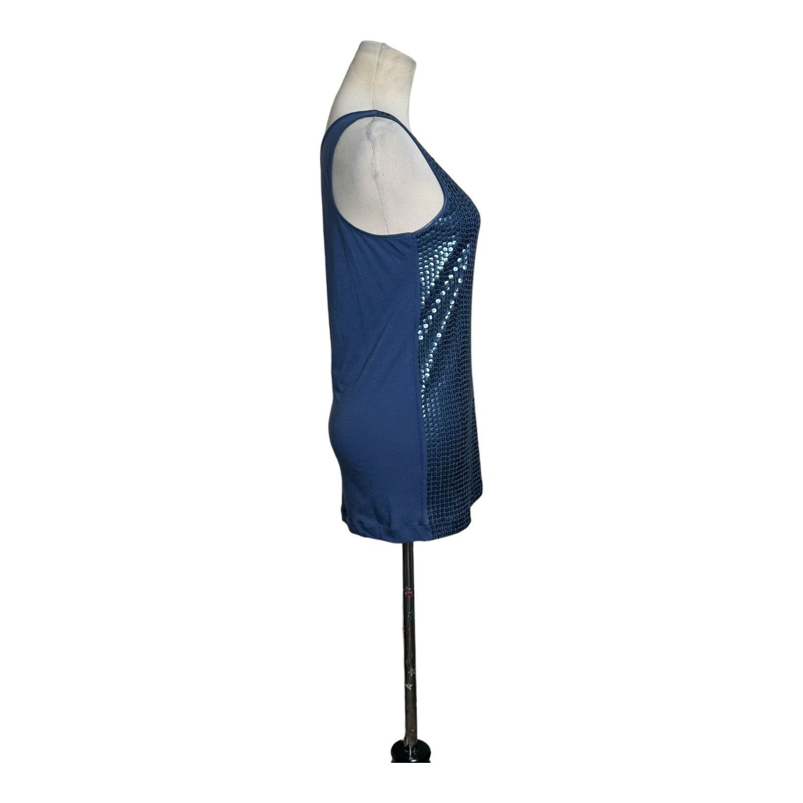 J.Crew J. Crew blue sequins tank top size XS Size XS / US 0-2 / IT 36-38 - 9 Thumbnail