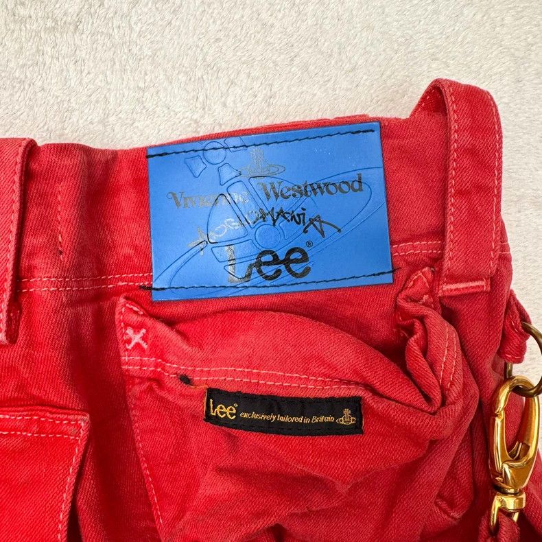Vivienne Westwood Vivienne Westwood Red punk deconstructed heavy duty jeans Size 27" / US 4 / IT 40 - 5 Thumbnail