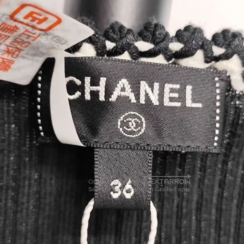 Chanel Chanel Black knitted long sleeves Size XS / US 0-2 / IT 36-38 - 3 Thumbnail