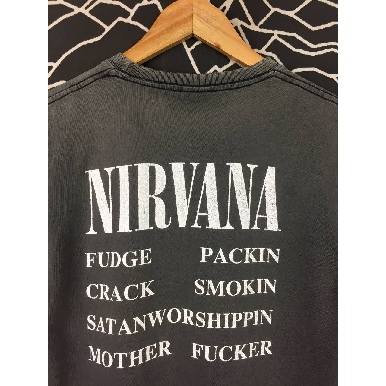 Band Tees Distressed Nirvana Vestibule Grunge Band Kurt Cobain Tee Size US S / EU 44-46 / 1 - 11 Thumbnail