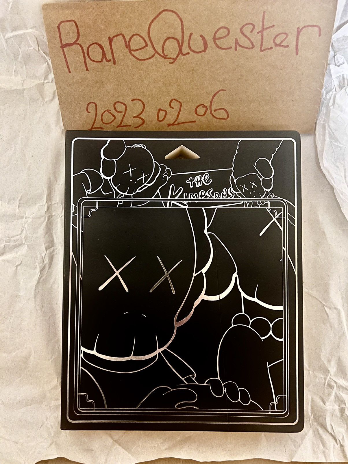 image of Kaws C10:the Kimpsons The Paintings Of Kaws Book in Black, Men's