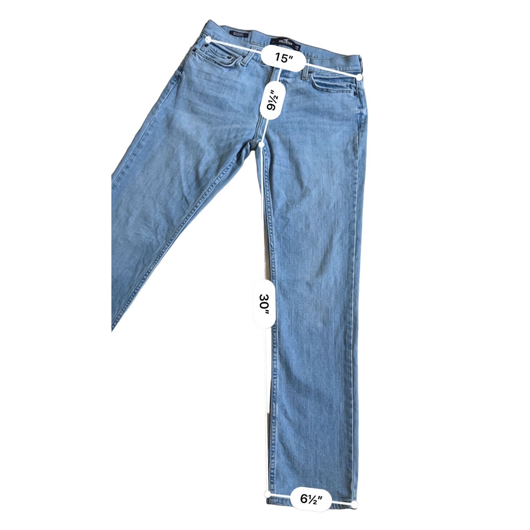 Hollister Hollister Slim straight JEANS SIZE 32x30 Size US 30 / EU 46 - 3 Thumbnail