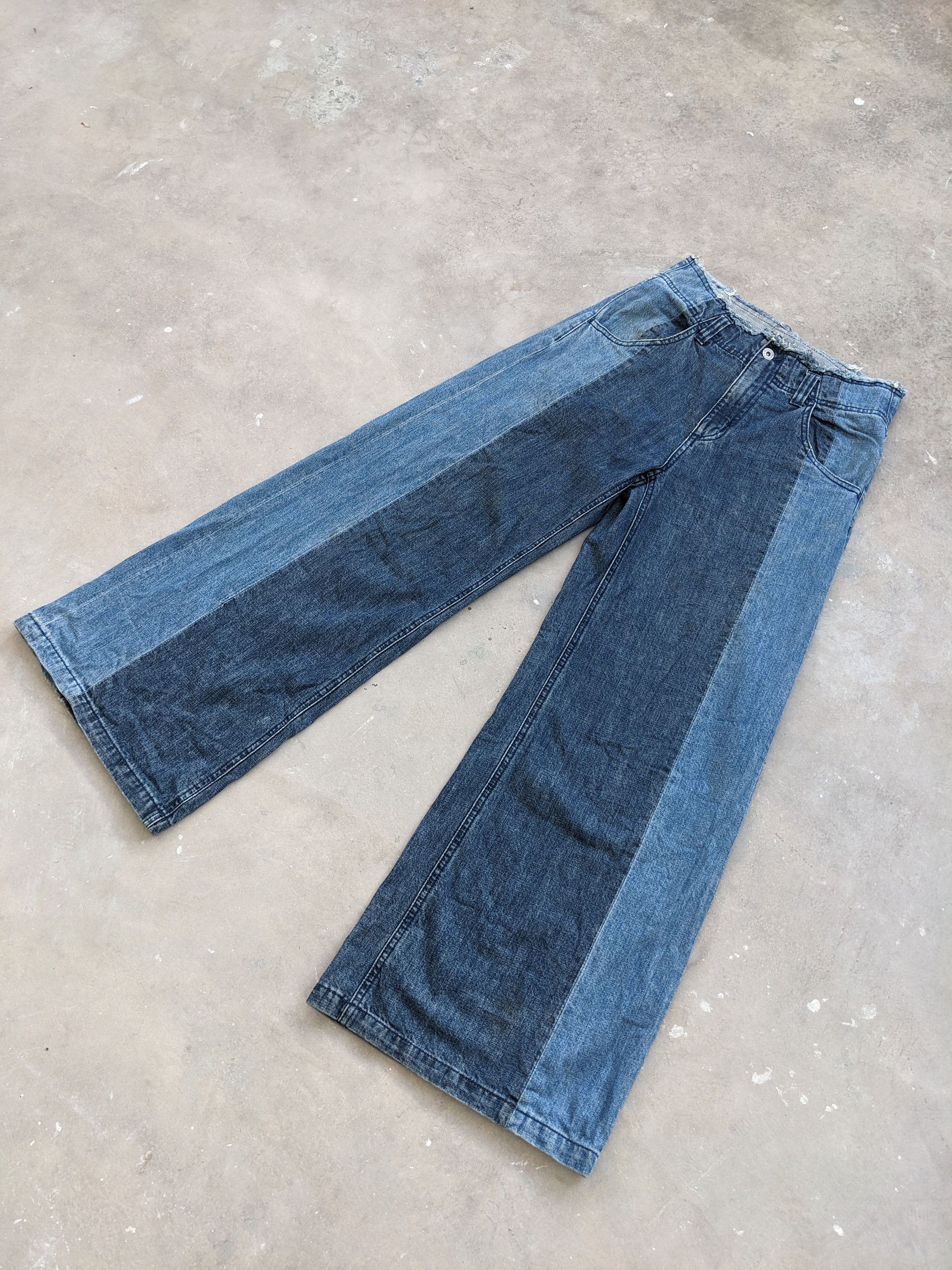 Japanese Brand × Vintage Vintage Baggy Jeans Custom Made by Natural Beauty Basic Size 28" / US 6 / IT 42 - 2 Thumbnail