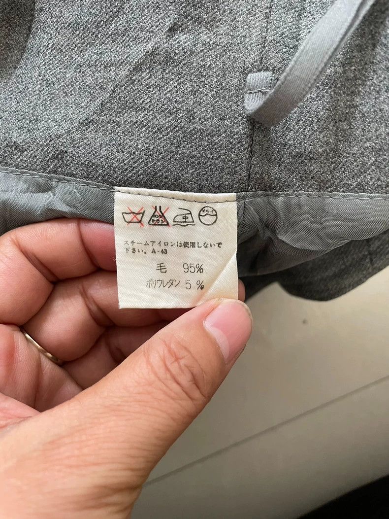 Issey Miyake issey miyake size:s Light grey straight skirt 2505-Nextarr Size 31" - 6 Thumbnail