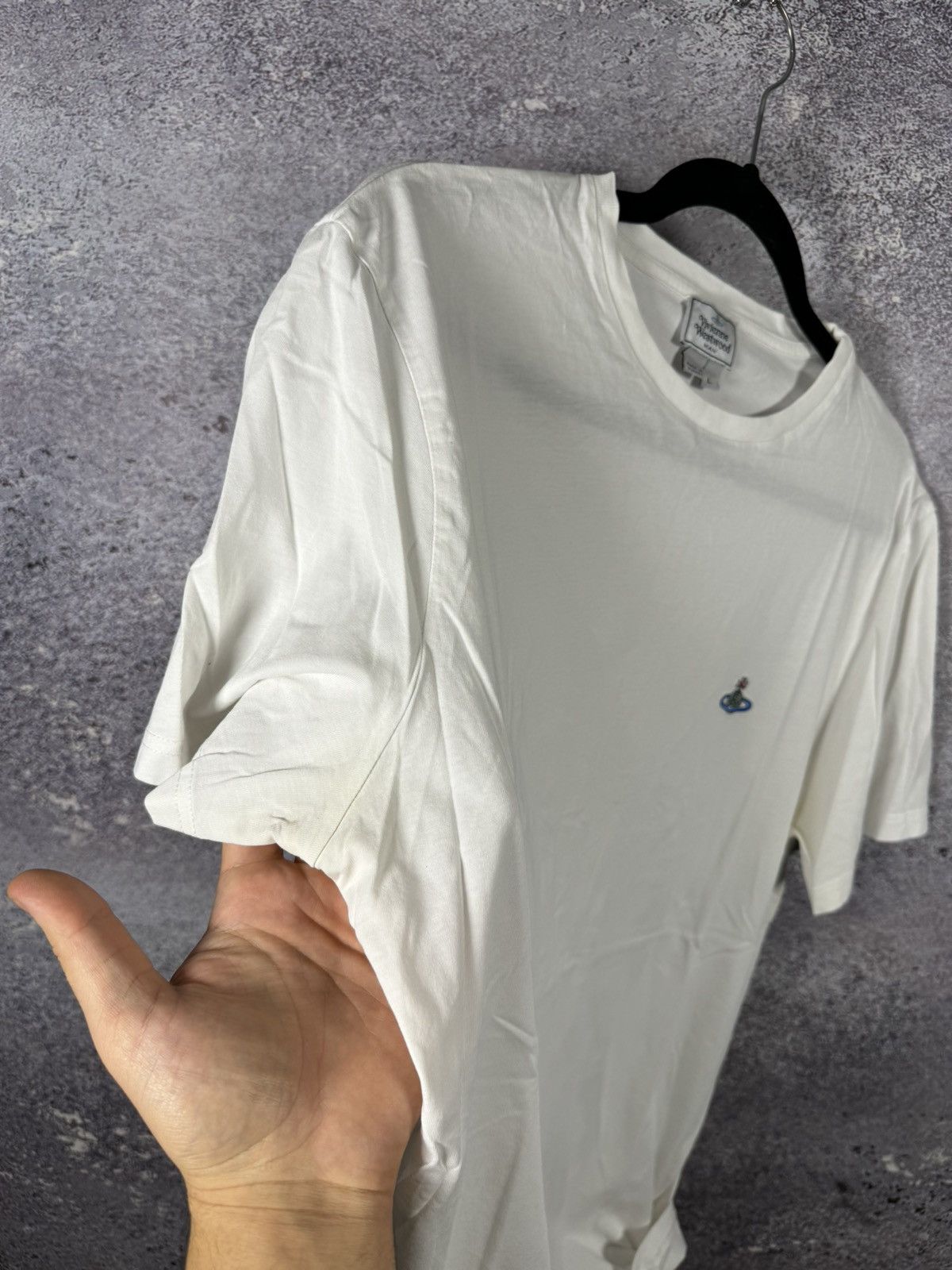 Vivienne Westwood Vivienne Westwood Orbital Embroidered White Men’s T Shirt Size US L / EU 52-54 / 3 - 10 Thumbnail