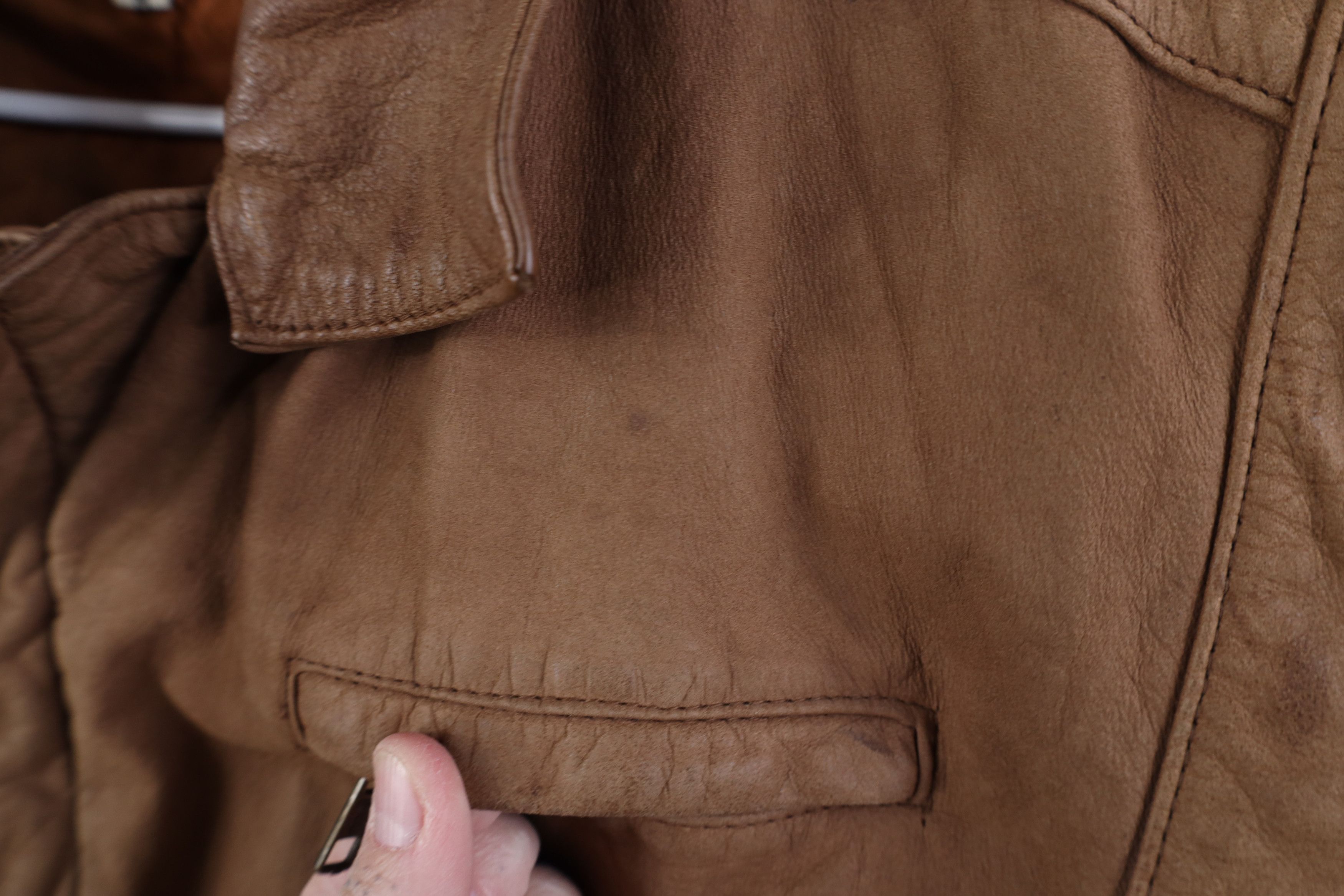 Vintage Vintage 80s 90s Streetwear Leather Flight Bomber Jacket Size M / US 6-8 / IT 42-44 - 5 Thumbnail